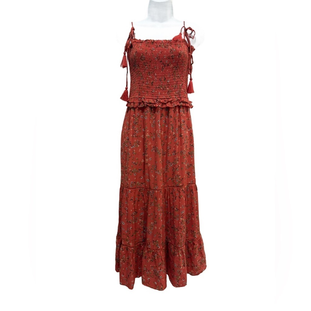 Lost + Wander Pink Strapless Ruffled Sundress - Picture 5 of 8